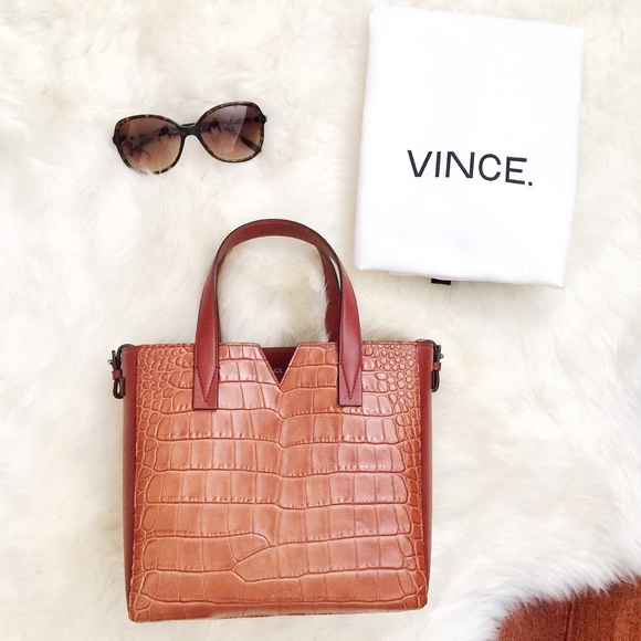 Vince Handbags - 🌹FINAL PRICE🌹Vince Croc Bag, Made in Italy